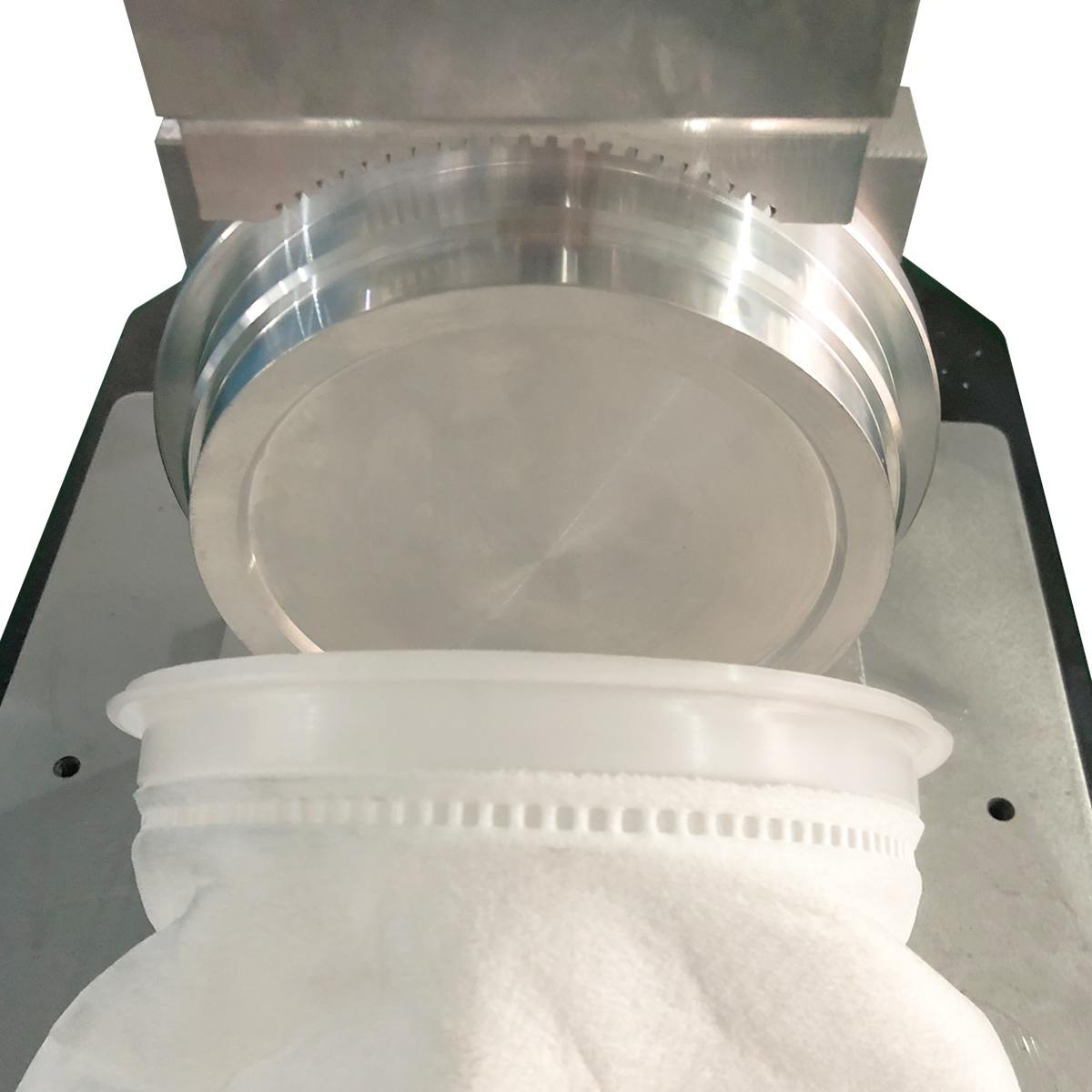 Liquid filter bag ring welding machineliquid filter bag plastic ring